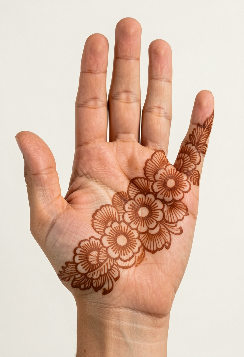 Front Hand Bridal Mehndi Design #229